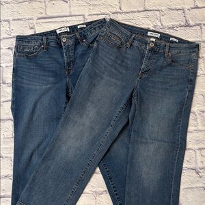 Nine West Bundle Cropped Jeans Chrystie Mid Rise Cropped Jeans 2 Pairs Size 8